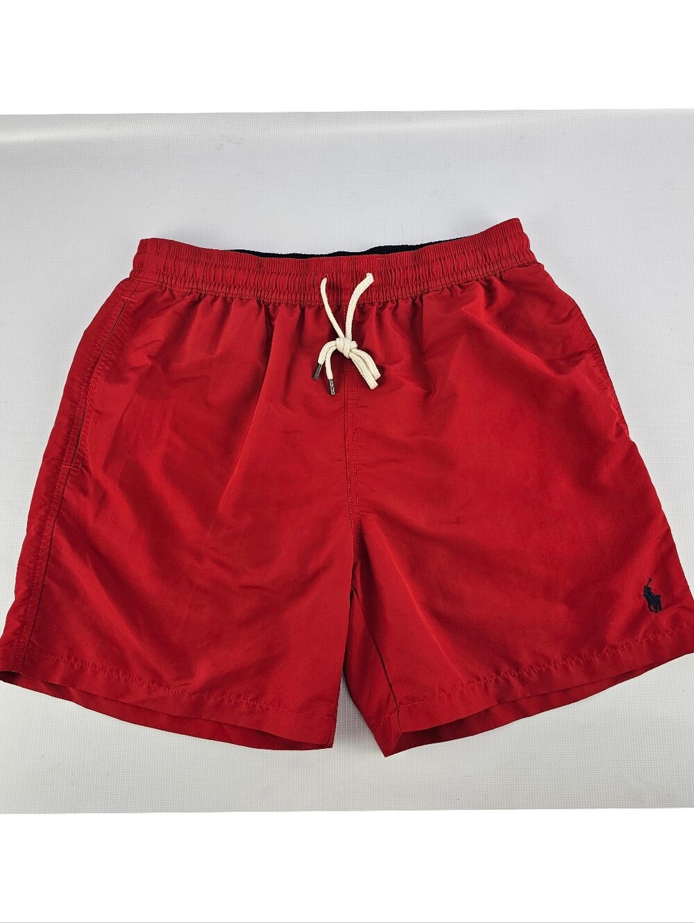 Polo Ralph Lauren Vintage Men's Swim Shorts Red Medium